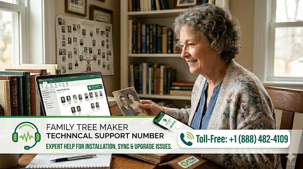 Family Tree Maker Technical Support Number